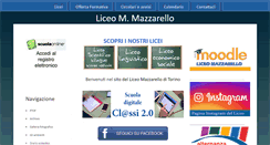 Desktop Screenshot of liceomazzarello.it